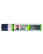 Photo MARABU Glitter-Liner 18030009561 : Peinture pour textile - Vert brillant utilisation