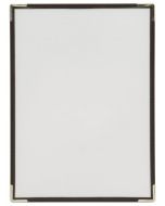 Photo Protège-menu transparent A4 - Pour 2 visuels SECURIT Crystal