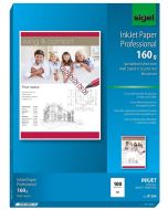 Photo SIGEL IP286 : Lot de 100 papiers photos couchés - Format A4 - 160 g/m² Image