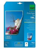 Photo SIGEL IP720 : Lot de papiers photos A4 Top - Brillant - 190 g/m²
