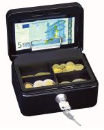 Photo WEDO : Caissette à monnaie avec clip - Noir - 152 x 115 mm