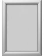 Cadre photo / affiche d'intérieur - Format A1 - Argent anodisé DEFLECTO Exemple modèle