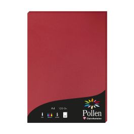 Enseigne Rouge Papier  PAPIER COULEUR CLAIREFONTAINE TROPHÉE PERSONAL  PAPER PACK A4 160G/M2 ROUGE GROSEILLE 50 FEUILLES COULEURS INTENSES