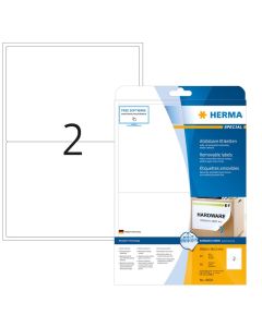 HERMA : Étiquettes adhésives blanches - Multi-usages - 199,6 x 143,5 mm
