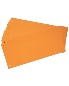 Photo OXFORD : Lot de 100 intercalaires en carton - Orange 100421026