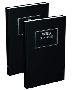 LECAS Agenda de la Banque 2025 - 180 x 290 mm 2 volumes