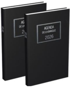 LECAS Agenda de la Banque 2025 - 180 x 290 mm Registre 2 volumes image