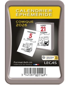 Ephéméride 2025 - Comique - Bloc 60 x 90 mm : LECAS