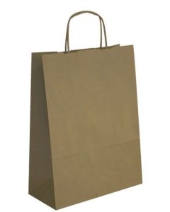 Sac en Papier - 180 x 80 x 210 mm - Kraft Brun APLI Lot de 50 Modèle