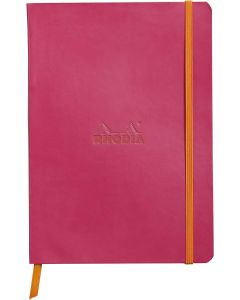 RHODIA : Carnet ligné RHODIARAMA A5 Rose 117412C