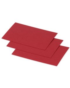 POLLEN : Lot de 25 Cartes en papier - 70 x 95 mm - Rouge groseille Photo