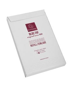 Recharge de feuilles unies avec pointillées Pour FAF n°4  EXACOMPTA