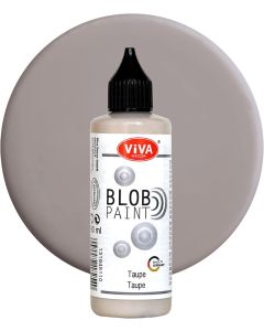 Peinture effet 3D - Blob Paint Modern Pastel - Taupe : VIVA image