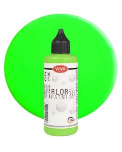 Peinture effet 3D - Blob Paint - Vert Fluo : VIVA image