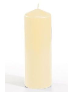 Bougie cylindrique Crème 16,5 cm PAP STAR 