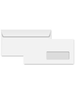 Enveloppes DL avec fenêtre 35 x 100 mm - 80 g/m2 CLAIREFONTAINE Lot de 500