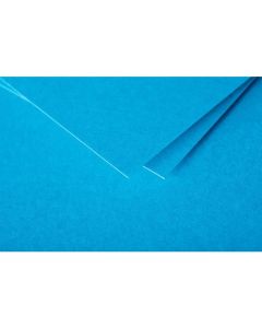 Lot de 25 Cartes en papier - C5 158 x 222 mm - Bleu turquoise : POLLEN Visuel