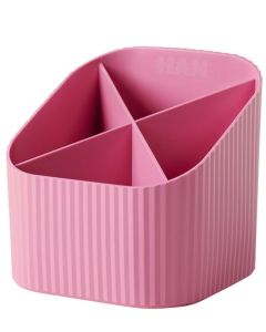 Photo Pot à crayons Multipot Economy - Bleu transparent : HELIT H6390230