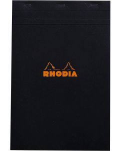 Bloc-Notes quadrillé - 210 x 318 mm A4+ : RHODIA N°19 Couverture Noire Visuel