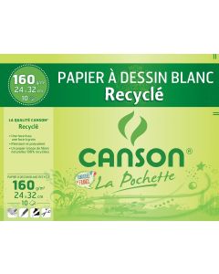 CANSON Bloc de 50 feuilles de papier dessin XL DESSIN 10 160g grand format  A4