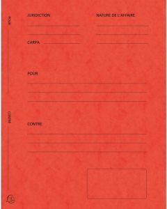 Modele Dossier de plaidoirie Avocat Exacompta - Rouge Avocat Exacompta 220105E Visuel