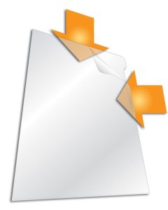 Lot de 100 Pochettes à coins A4 - PP 0,12 - Transparent : DURABLE Modèle