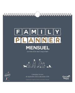 Planning familial / Calendrier 2024/2025 - Mensuel QUO VADIS photo