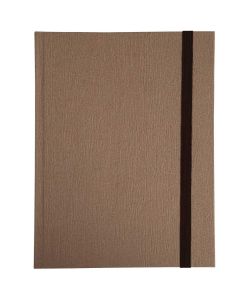 Carnet de Notes Pages lignées - 22 x 17 cm - Brun LE DAUPHIN Nature