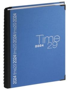 Agenda Journalier à spirales 2024 270 x 210 mm EXACOMPTA Time 29 W Bleu