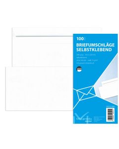 Enveloppes autocollantes - 110 x 220 mm - 72 g MAIL MEDIA Lot de 100