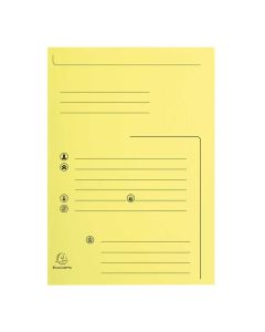 Chemises rigides imprimées Jaune 334005E Exacompta