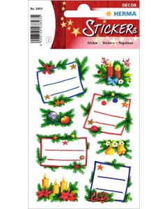 Etiquettes adhésives de Noël - Composition Florale : HERMA Image