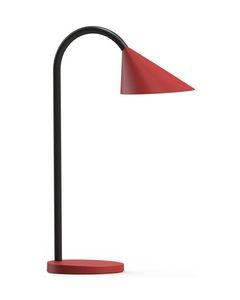 Lampe de bureau LED à basse consommation - Rouge/Noir : UNILUX Sol (400077406)