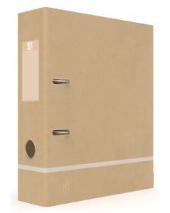 Photo Classeur à levier - Dos 80 mm - Beige OXFORD Touareg