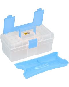 Photo Boîte de rangement avec poignée - Plastique - Bleu ALLIT McPlus Clear 12.5