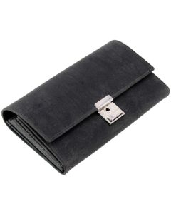 Porte-monnaie de Serveur en Cuir avec chaînette en métal - Noir : ALASSIO Image