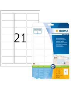 Étiquettes adhésives blanches - Multi-usages 5029 Herma 