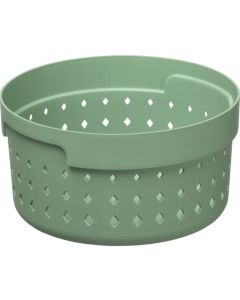 Bac de rangement - 138 x 138 x 73 mm - Vert NHG Seoul Round Organizer S