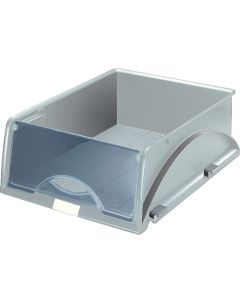 Photo Bac à courrier empilable avec rabat - Gris LEITZ Sorty Image