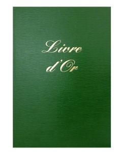 Livre d'or vert Classique - 297 x 210 mm ELVE Registre