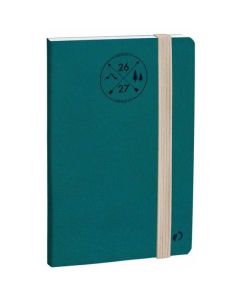 Agenda 2026/2027 Semainier - 16 x 24 cm  - Vert QUO VADIS 24 SD Image couverture