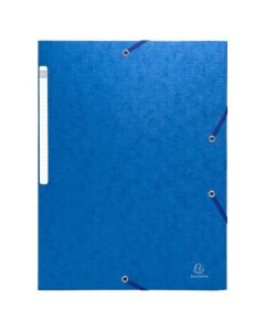 EXACOMPTA 5592E : Chemises à élastiques sans rabats Bleu