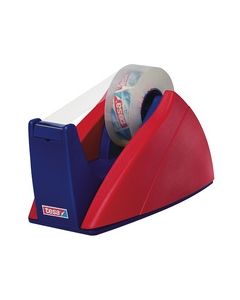 Dévidoir pour ruban adhésif de 19 mm x 33 m - Rouge/Bleu TESA Easy Cut