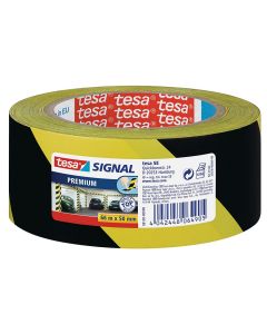 Ruban adhésif de Signalisation Jaune/Noir TESA Premium 
