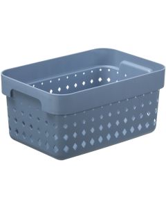 Bac de rangement pour Tiroir - 158 x 118 x 73 mm - Bleu NHG Seoul Organizer L