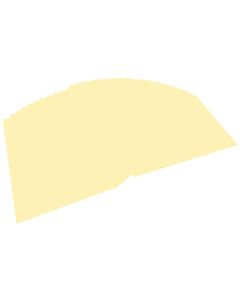 Carton de Bricolage A4 - Jaune paille - 300 g/m² : FOLIA Lot de 50 Visuel