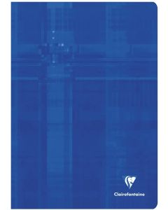 CLAIREFONTAINE 63141C : Cahier piqûre couverture pelliculée - 192 pages à grands carreaux - 210 x 297 mm