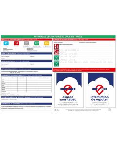 Panneau d'Affichage obligatoire Personnel 42 x 57 cm EXACOMPTA