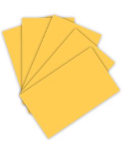 Feuilles de papier de couleur - 500 x 700 mm - Jaune or : FOLIA Visuel
