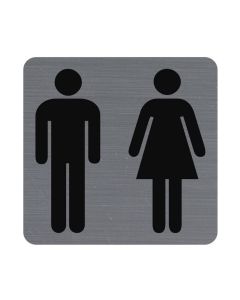 Plaque carrée adhésive de signalisation - Homme / Femme : EXACOMPTA image